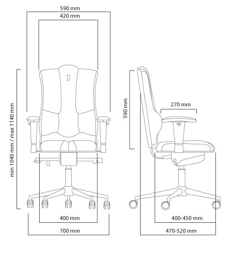 Кресло kulik system elegance